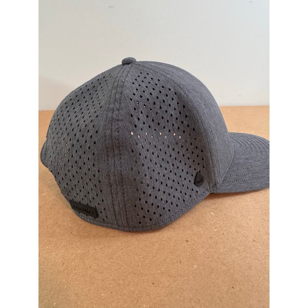 Melin A-Game Hydro Heather Gray Performance Snapback Hat - Picture 3 of 8